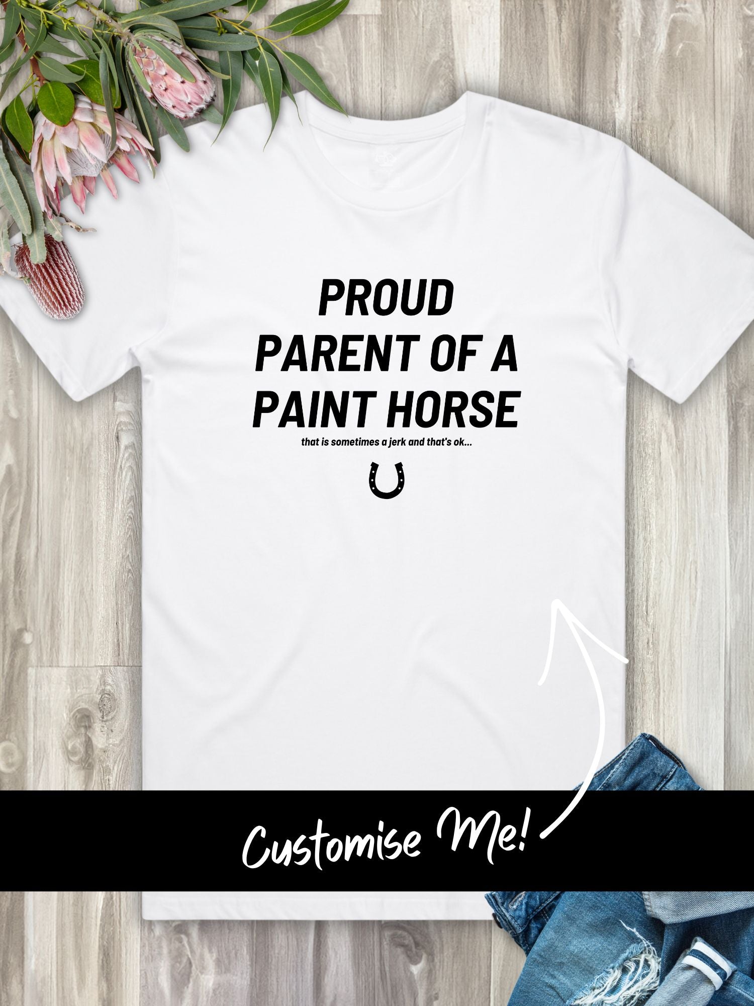 Proud Parent Of A Horse Regular Fit T-Shirt