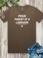 Proud Parent Of A Labrador Regular Fit T-Shirt