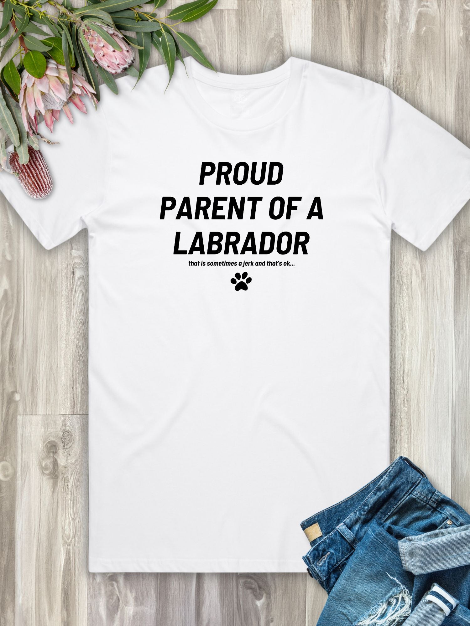 Proud Parent Of A Labrador Regular Fit T-Shirt