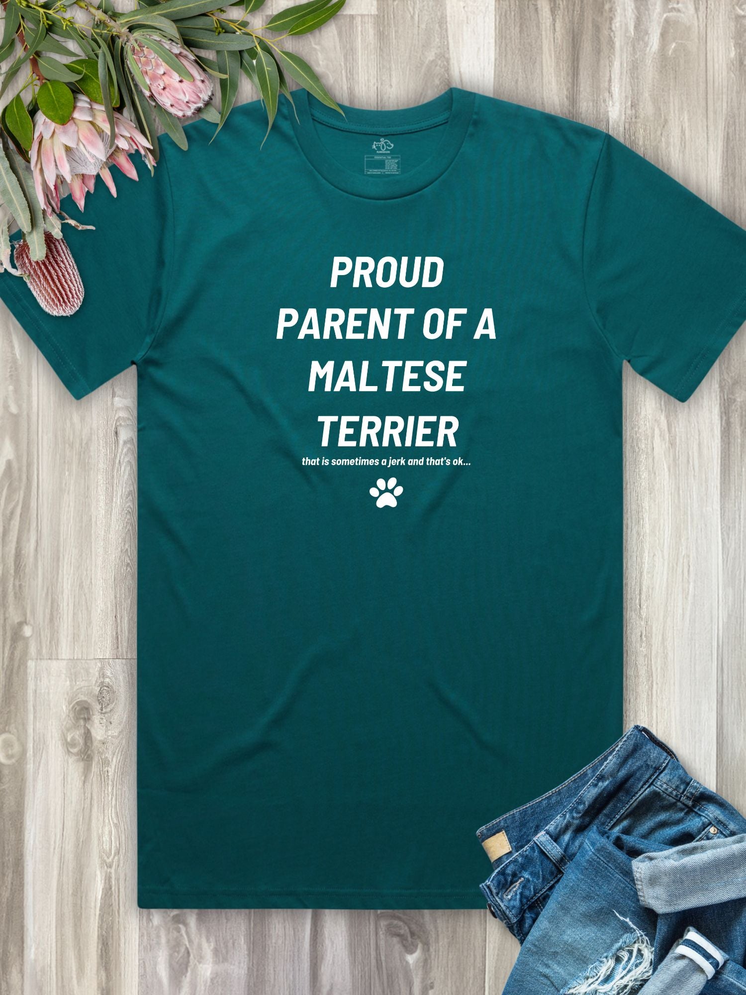 Proud Parent Of A Maltese Terrier Regular Fit T-Shirt