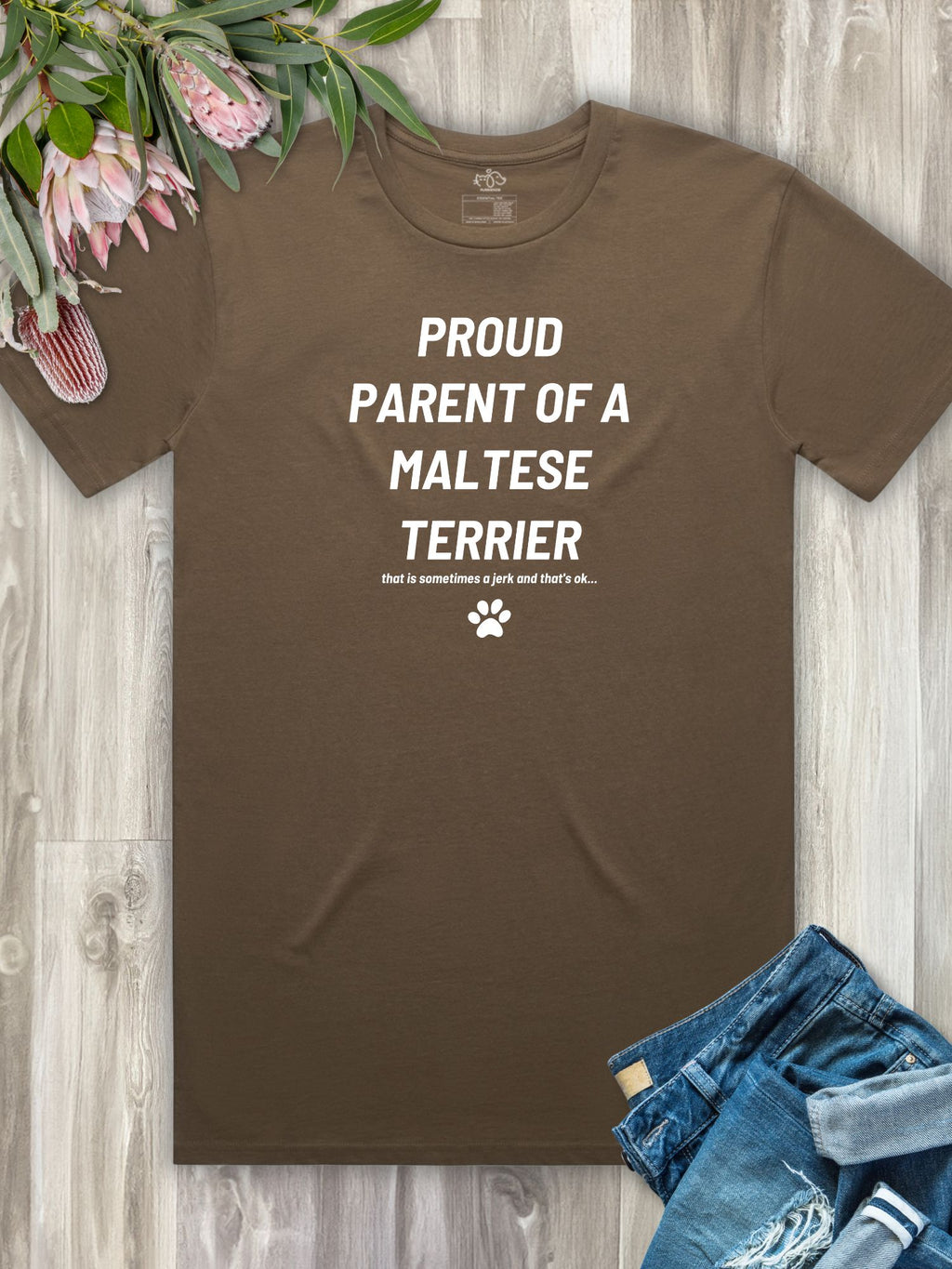 Proud Parent Of A Maltese Terrier Regular Fit T-Shirt