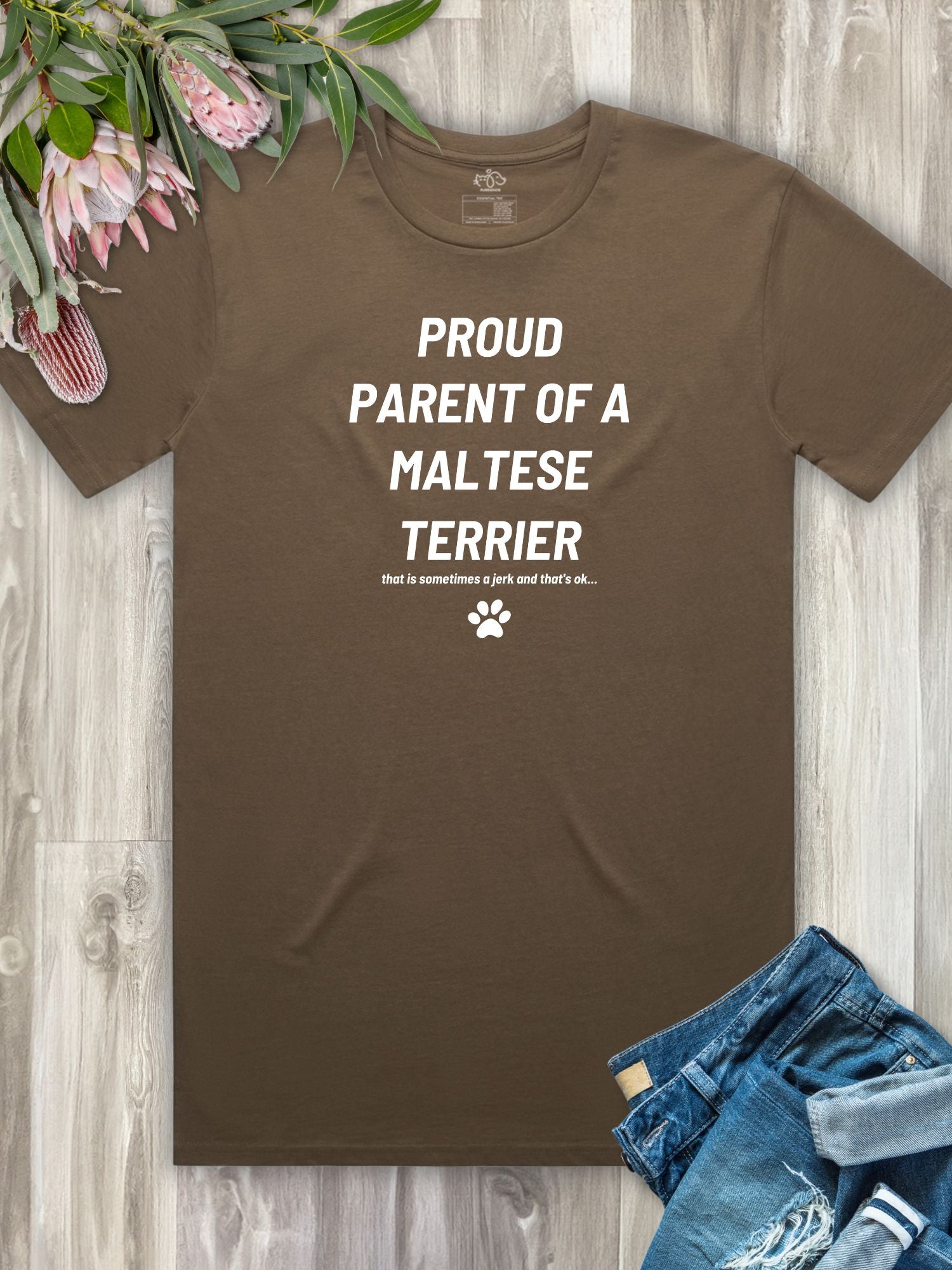 Proud Parent Of A Maltese Terrier Regular Fit T-Shirt