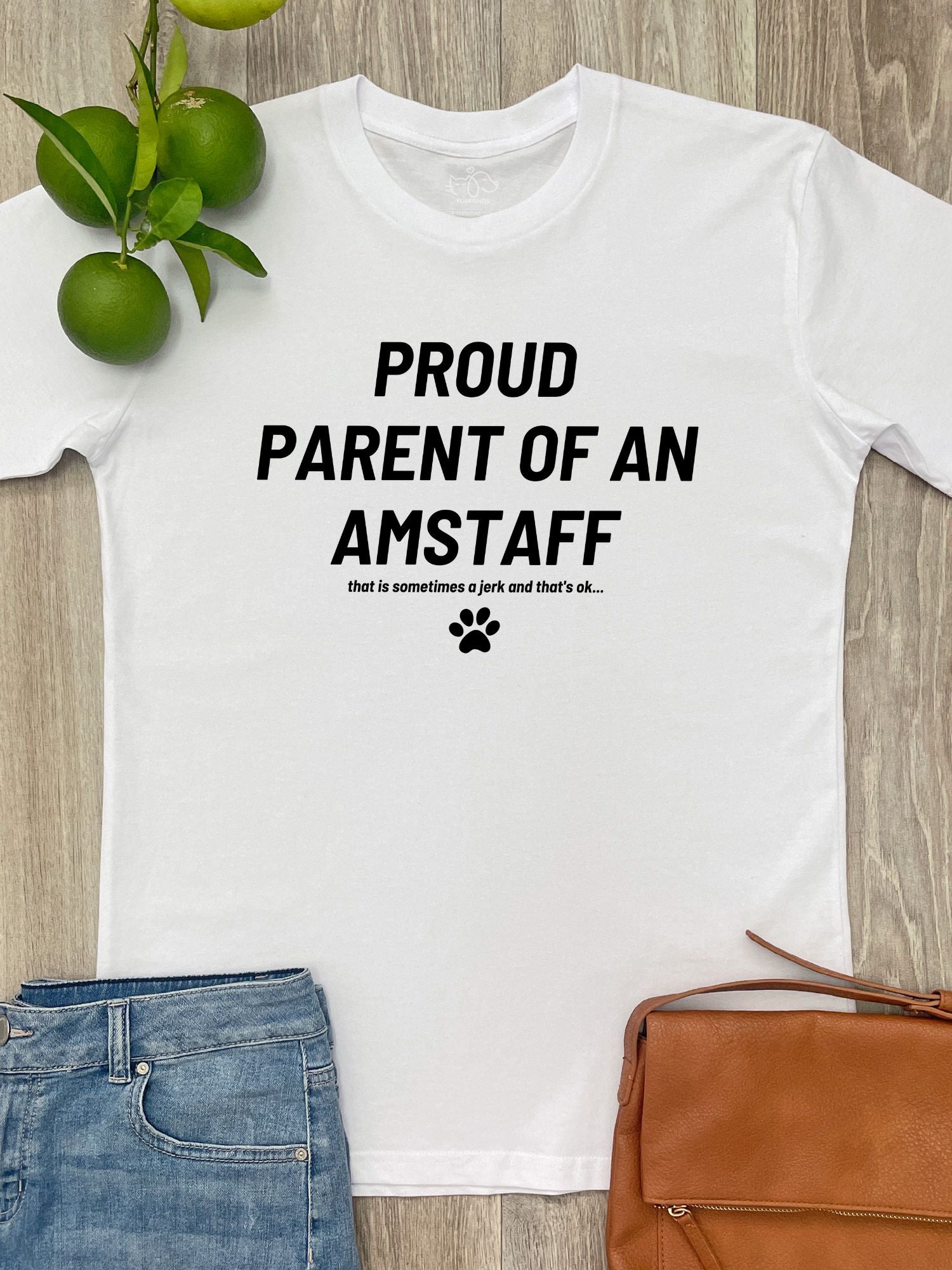 Proud Parent Of An Amstaff Regular Fit T-Shirt