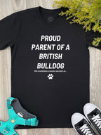Proud Parent Of A British Bulldog Regular Fit T-Shirt