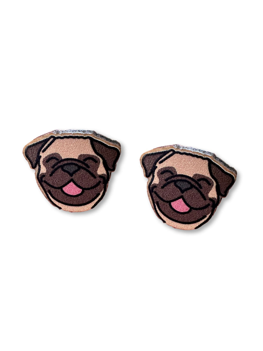 Pug ColourPop Stud Earrings