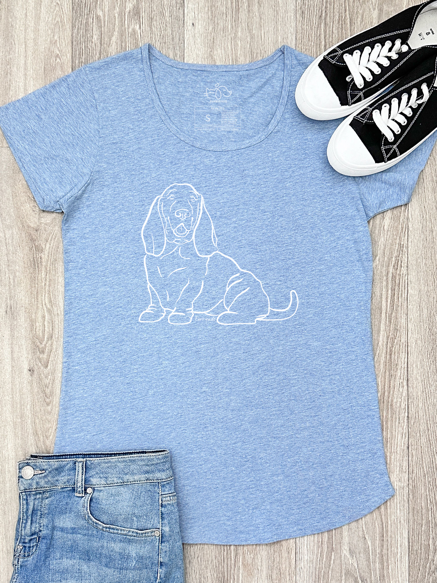 Basset Hound Remi Women's Scoop Neck T-Shirt