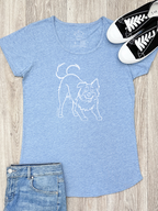 Border Collie Remi Women's Scoop Neck T-Shirt