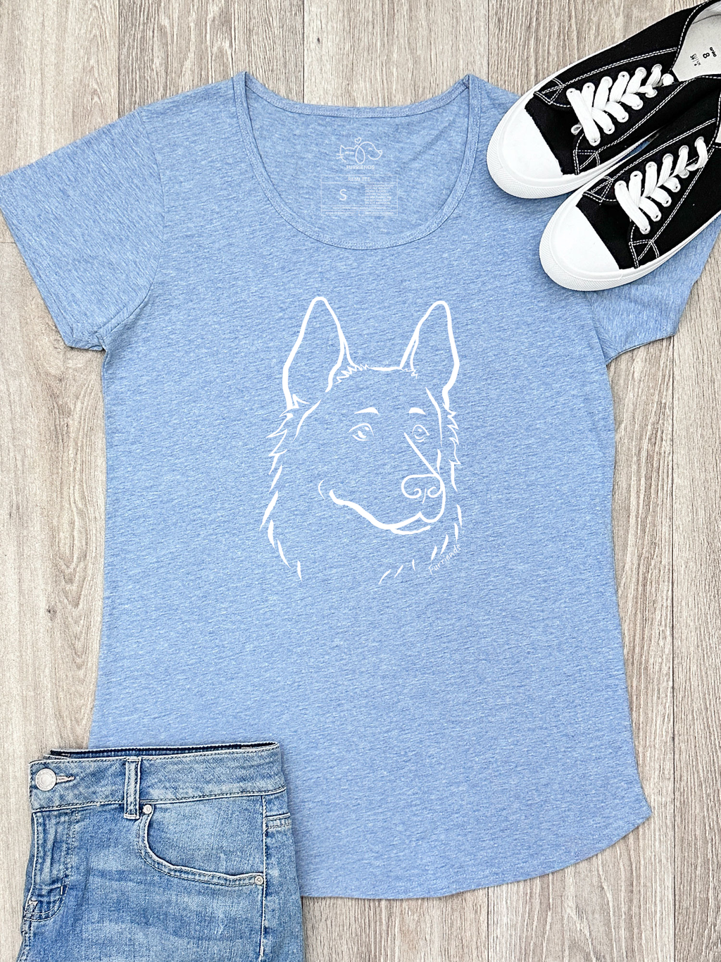 German Shepherd Remi Women's Scoop Neck T-Shirt