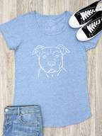 American Staffordshire Terrier Remi Women's Scoop Neck T-Shirt