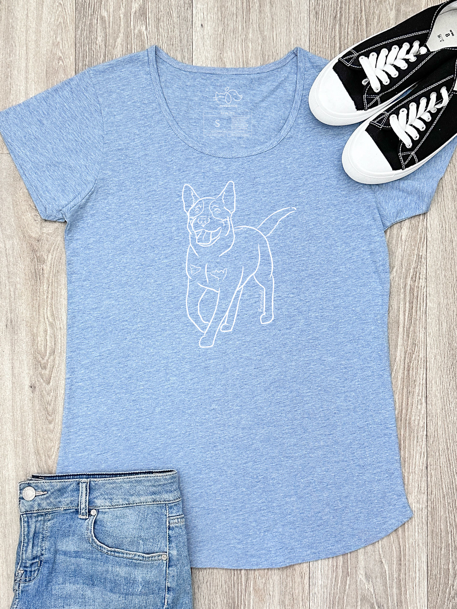 Australian Cattle Dog Remi Women's Scoop Neck T-Shirt