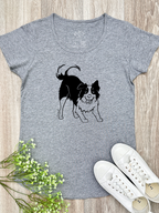 Border Collie Remi Women's Scoop Neck T-Shirt
