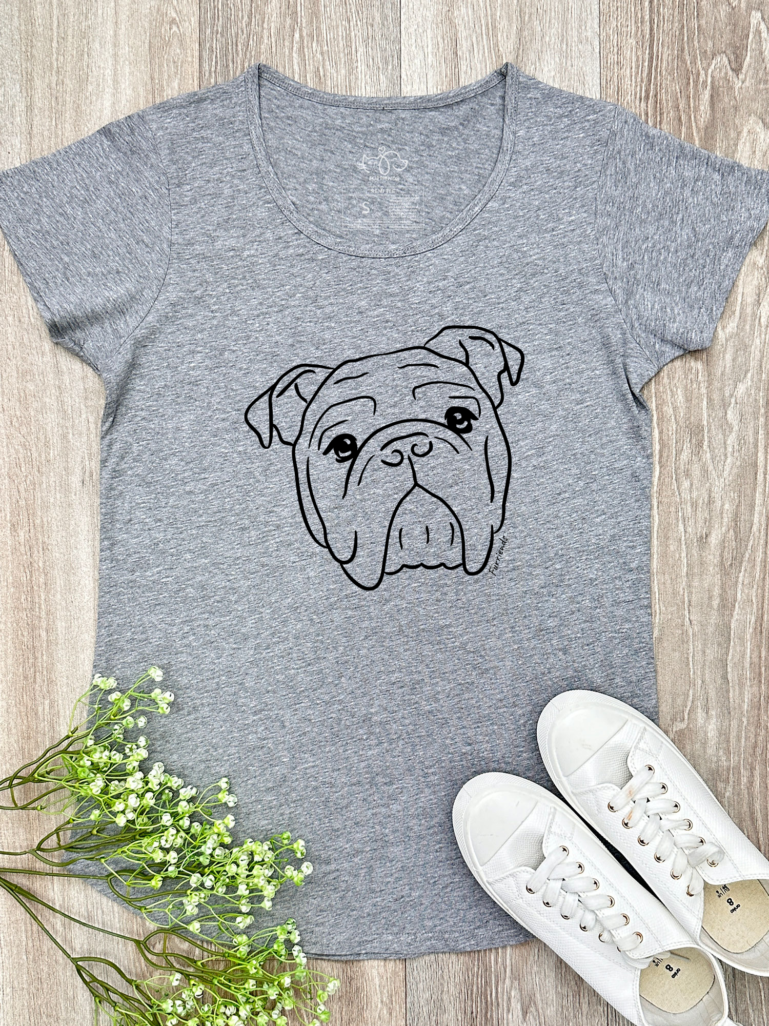 British Bulldog Remi Women's Scoop Neck T-Shirt