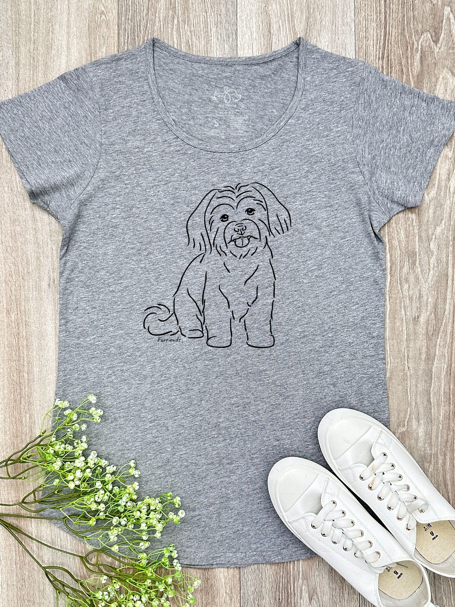 Maltese Terrier Remi Women's Scoop Neck T-Shirt