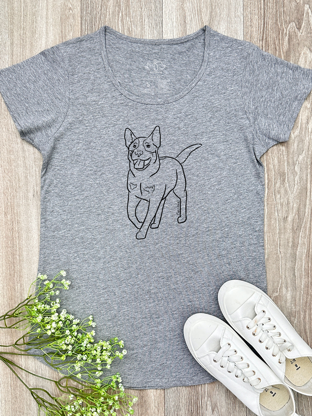 Australian Cattle Dog Remi Women's Scoop Neck T-Shirt