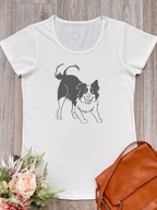 Border Collie Remi Women's Scoop Neck T-Shirt