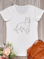 German Shepherd Remi Women's Scoop Neck T-Shirt
