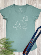 German Shepherd Remi Women's Scoop Neck T-Shirt