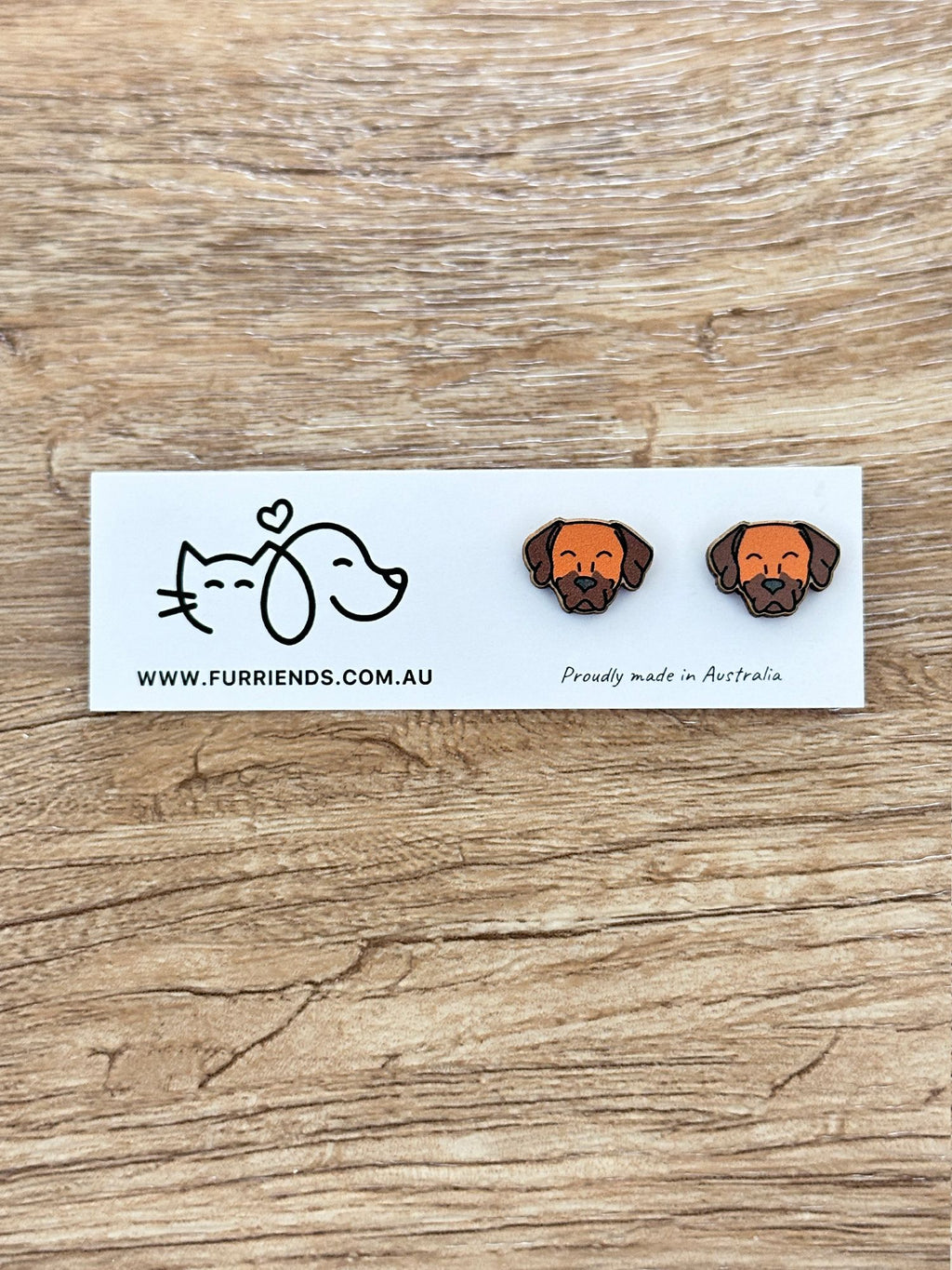 Rhodesian Ridgeback ColourPop Stud Earrings
