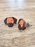 Rhodesian Ridgeback ColourPop Stud Earrings