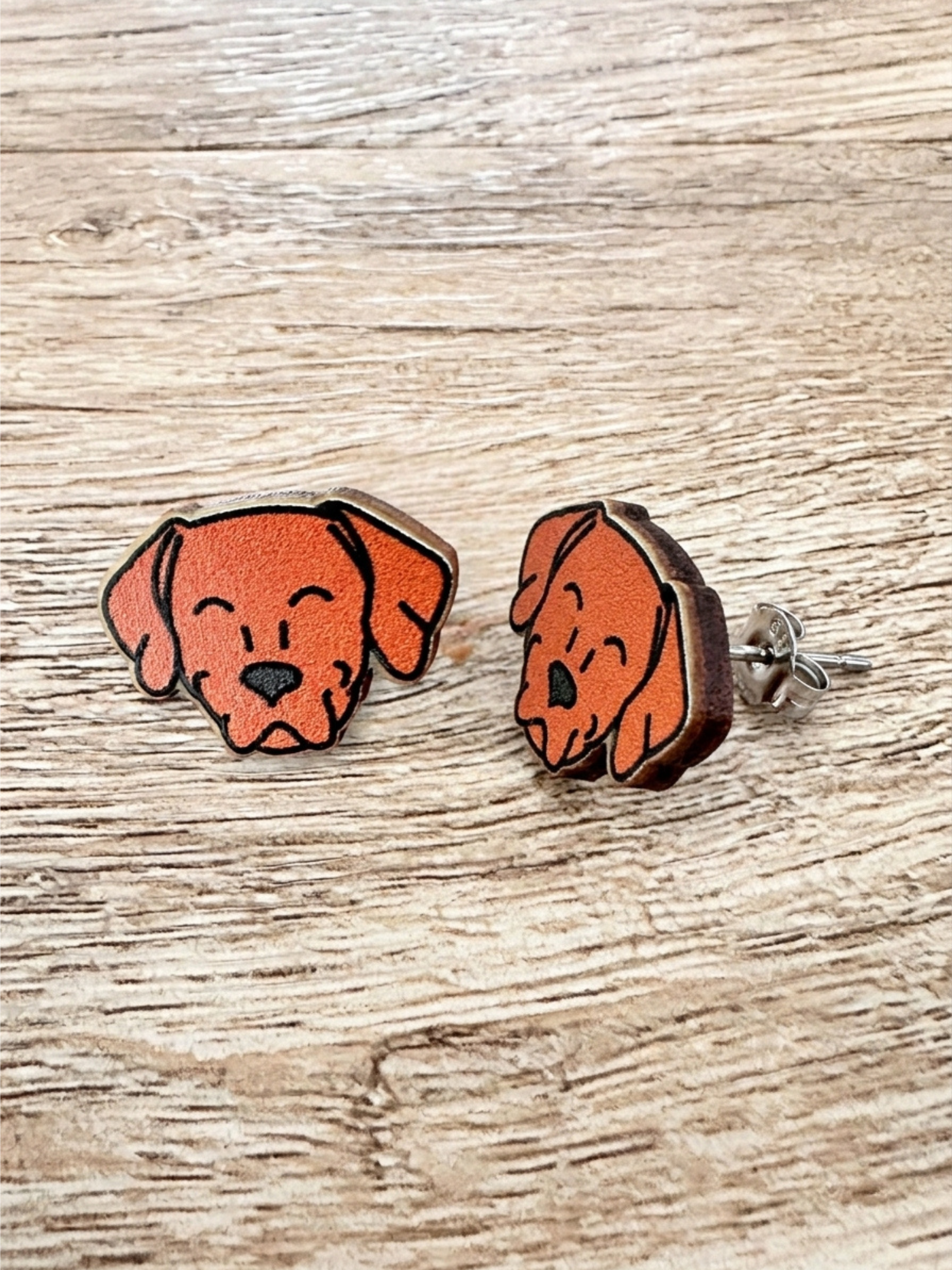 Rhodesian Ridgeback ColourPop Stud Earrings