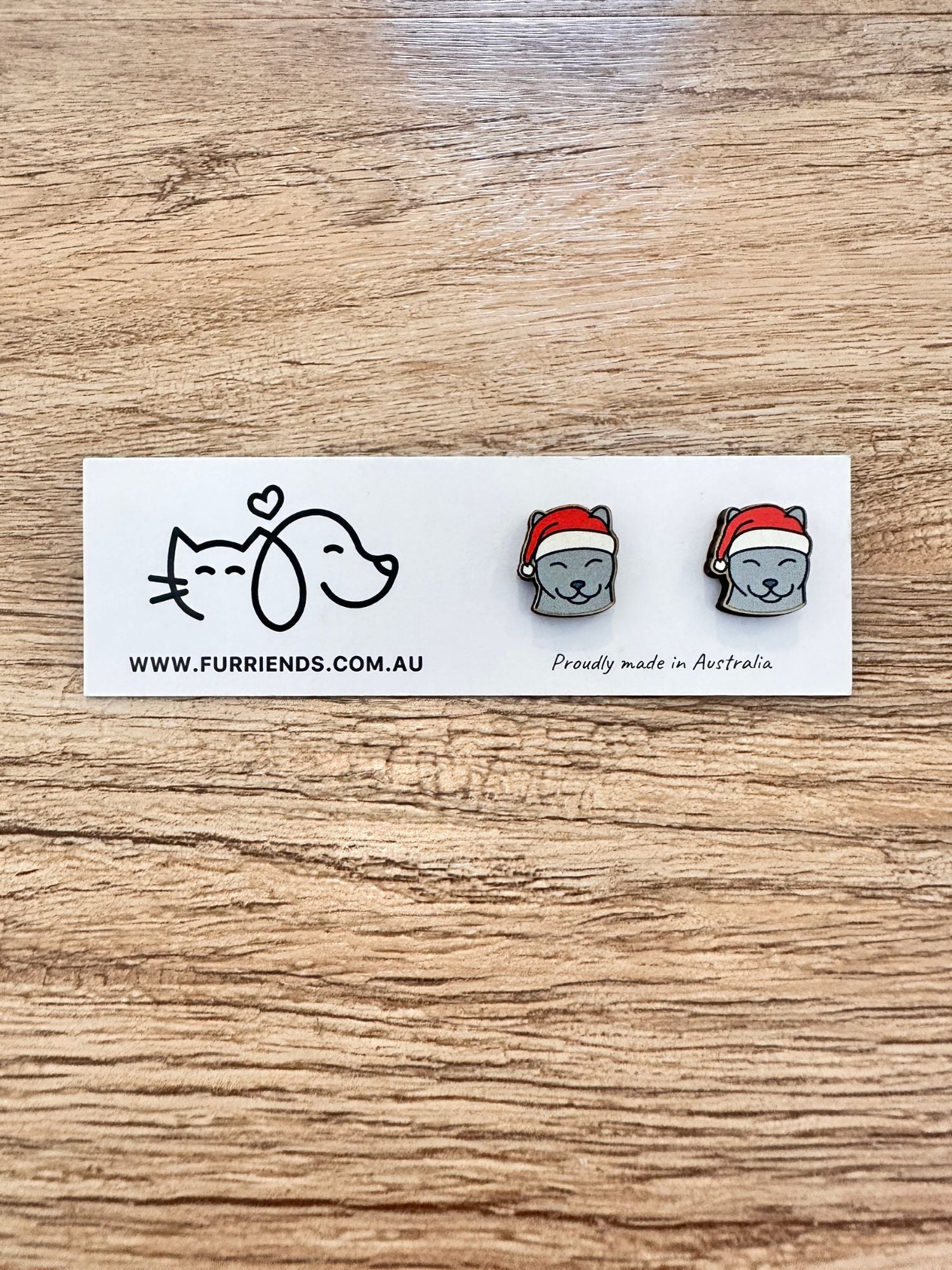 Russian Blue Christmas Edition ColourPop Stud Earrings