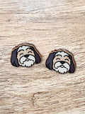 Shih Tzu ColourPop Stud Earrings