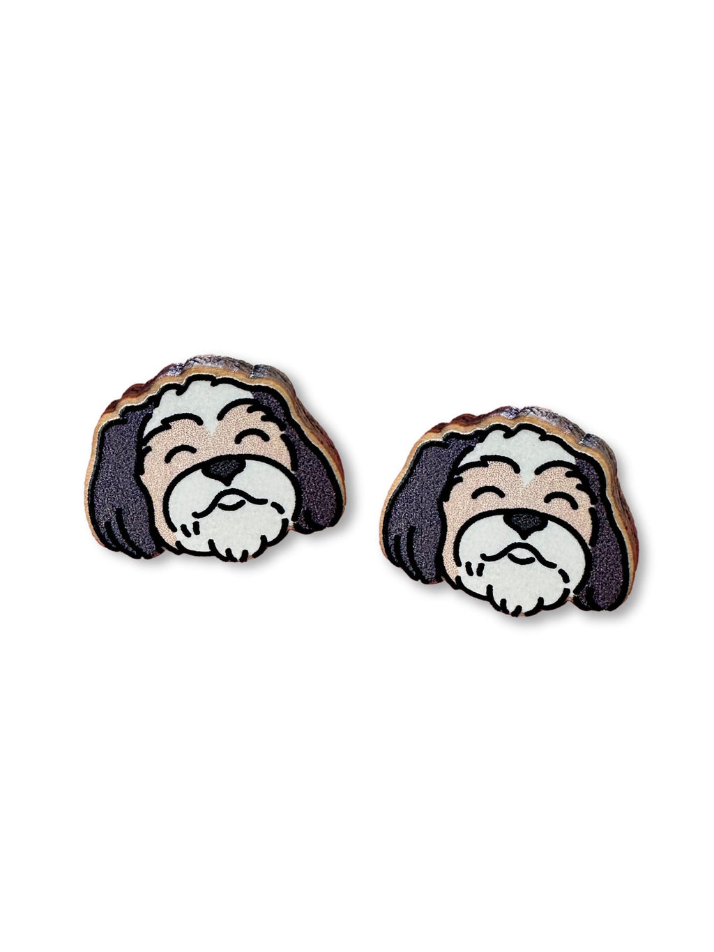 Shih Tzu ColourPop Stud Earrings