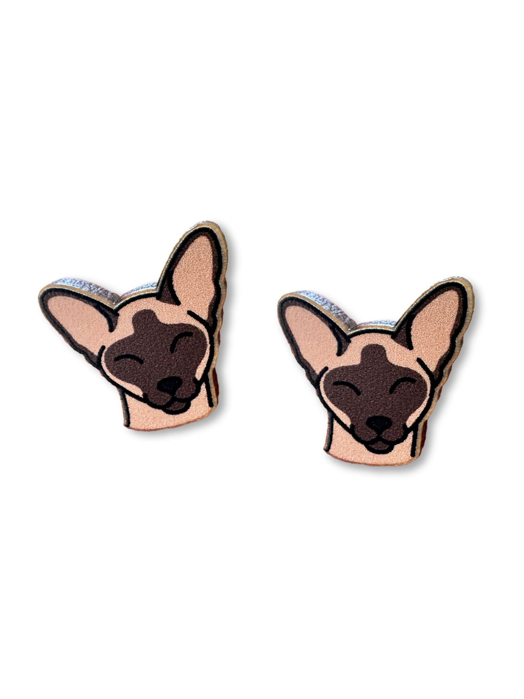Siamese ColourPop Stud Earrings