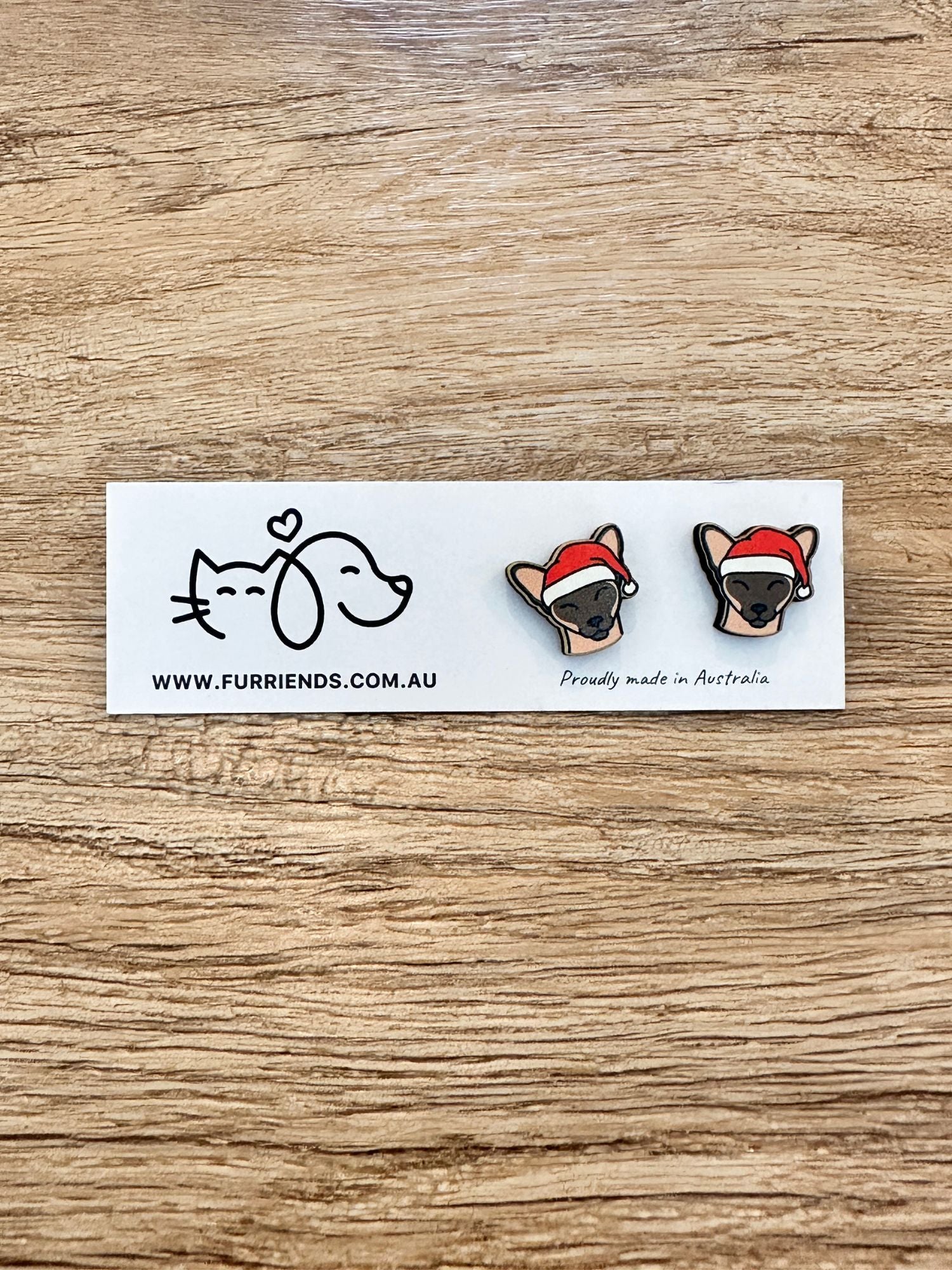 Siamese Christmas Edition ColourPop Stud Earrings