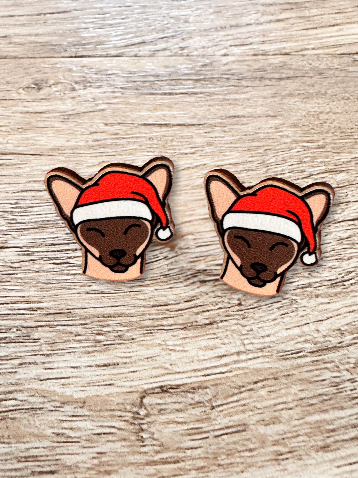Siamese Christmas Edition ColourPop Stud Earrings