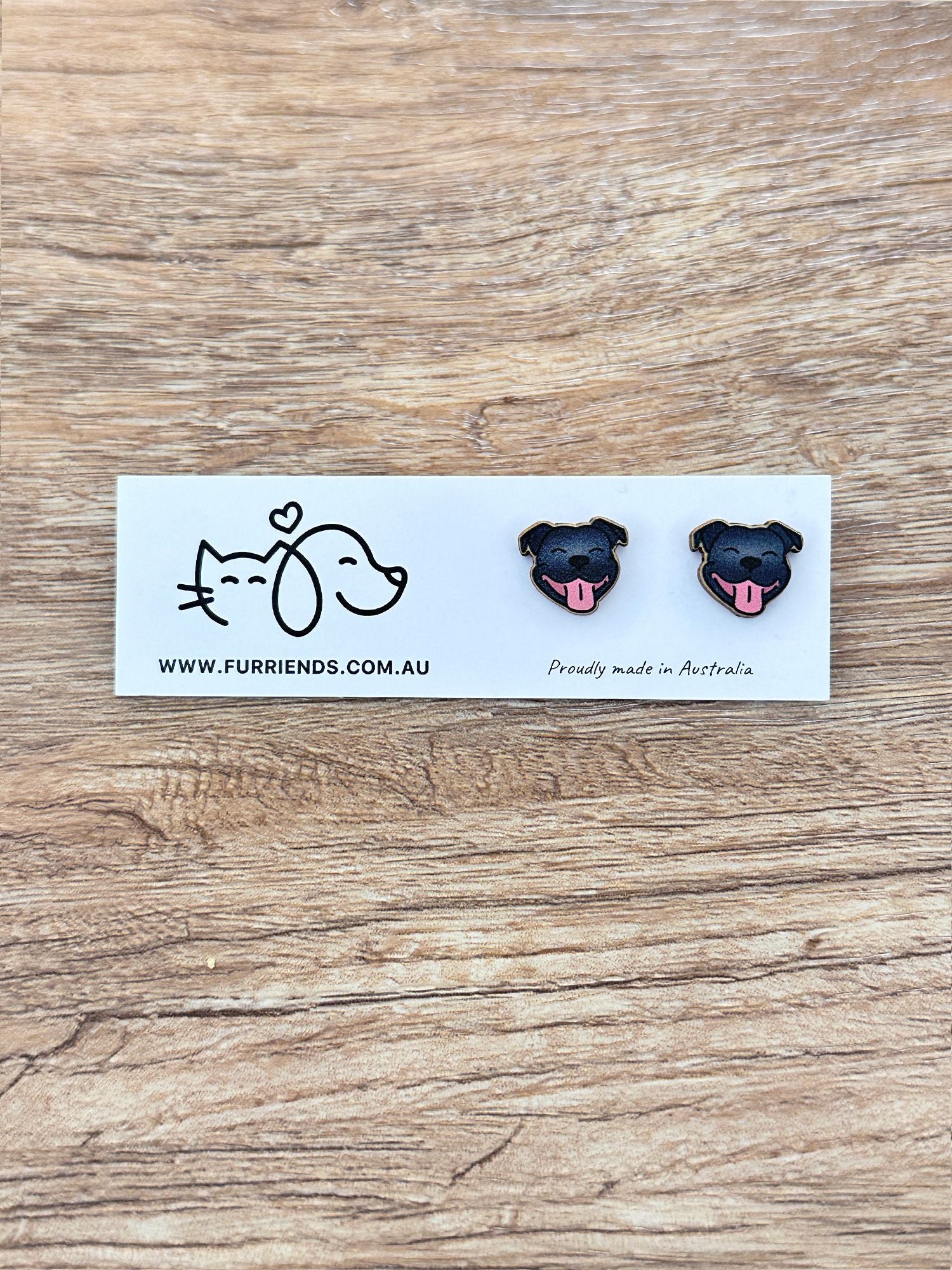 Staffordshire Bull Terrier ColourPop Stud Earrings