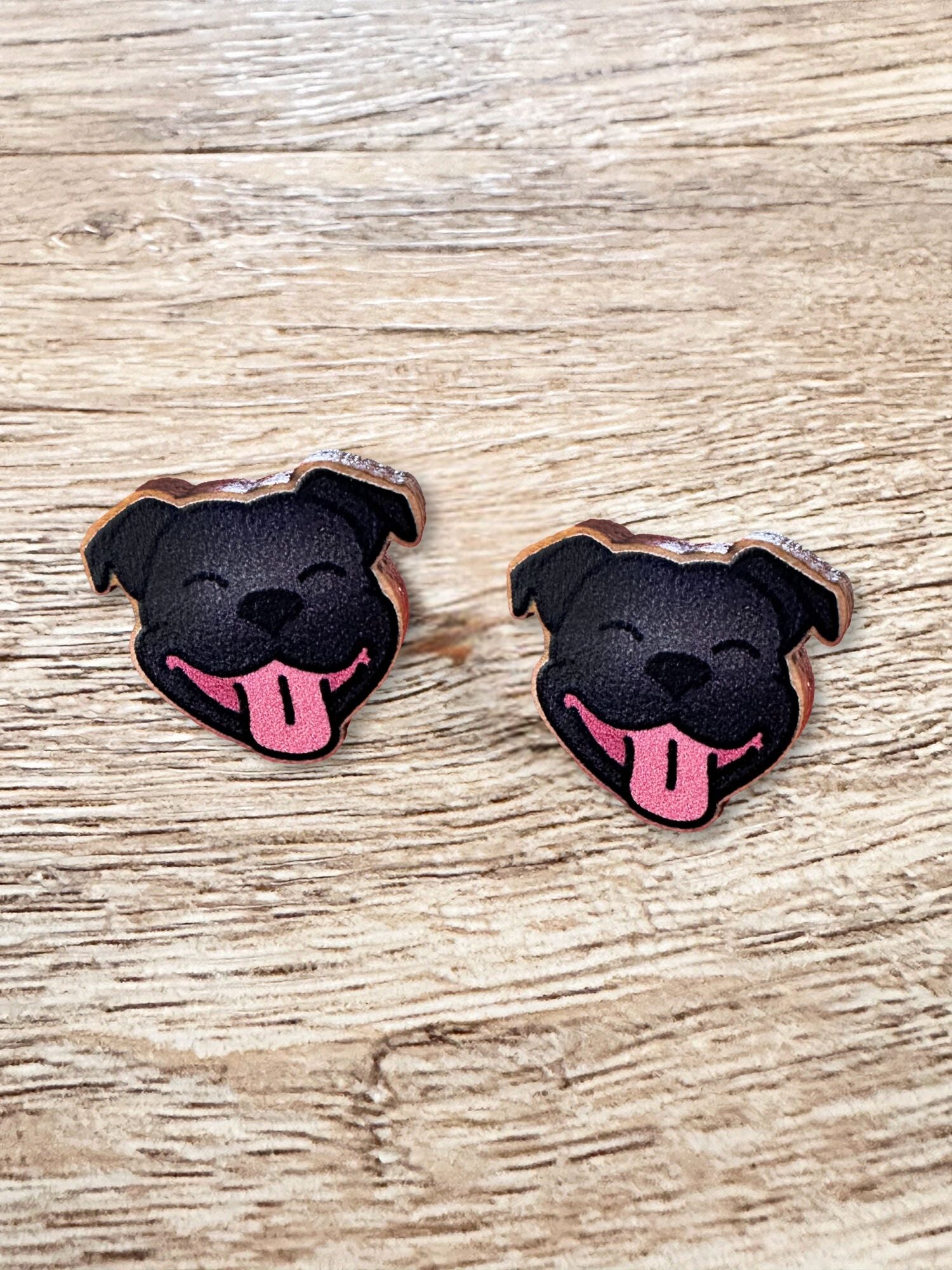 Staffordshire Bull Terrier ColourPop Stud Earrings