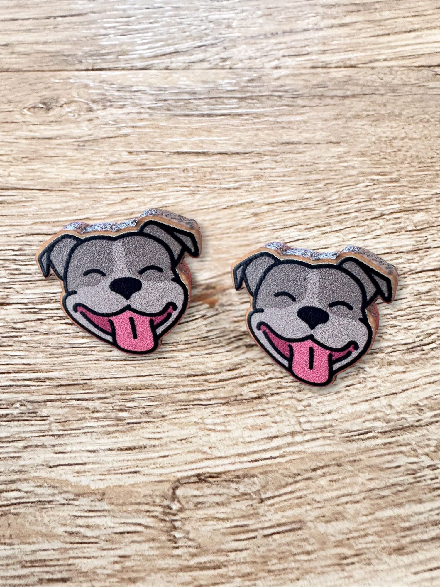 Staffordshire Bull Terrier ColourPop Stud Earrings