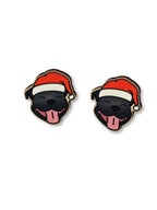 Staffordshire Bull Terrier Christmas Edition ColourPop Stud Earrings