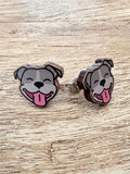 Staffordshire Bull Terrier ColourPop Stud Earrings
