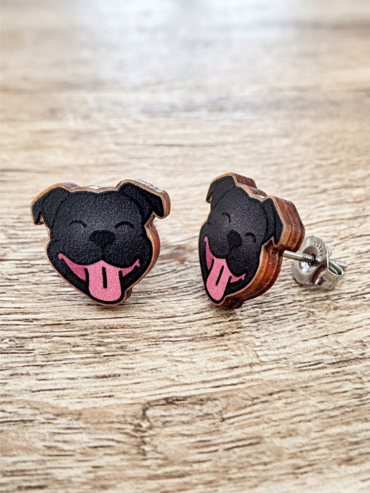 Staffordshire Bull Terrier ColourPop Stud Earrings