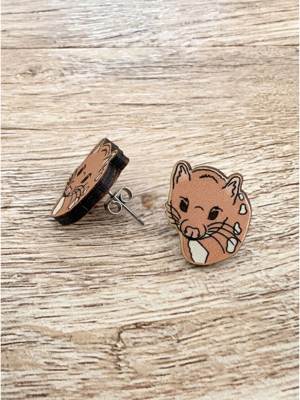 Spotted-Tail Quoll ColourPop Stud Earrings