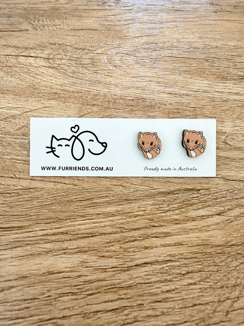 Spotted-Tail Quoll ColourPop Stud Earrings