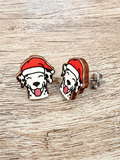 Dalmatian Christmas Edition ColourPop Stud Earrings