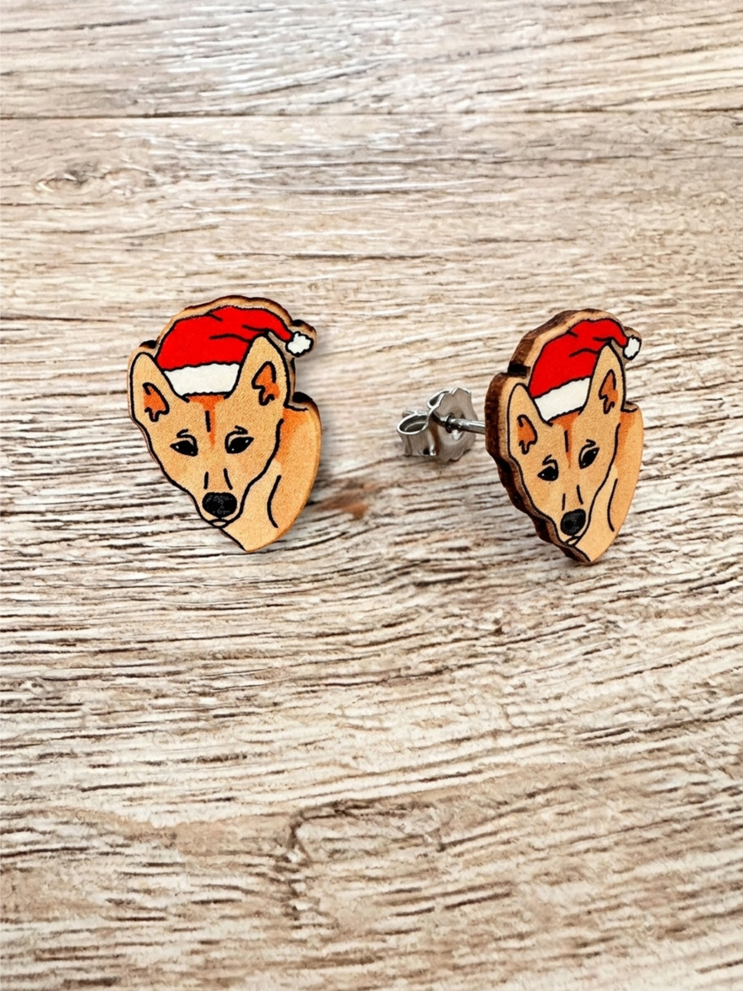 Dingo Christmas Edition ColourPop Stud Earrings