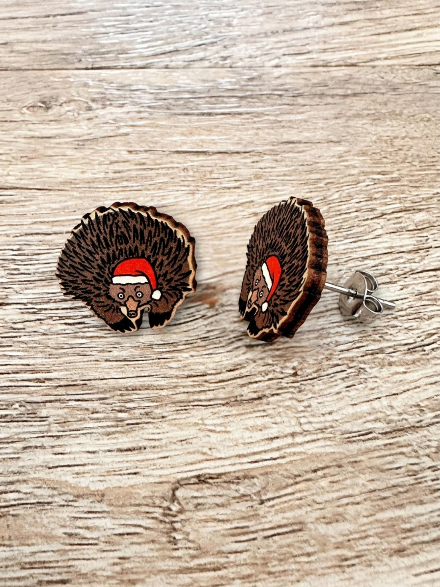 Echidna Christmas Edition ColourPop Stud Earrings