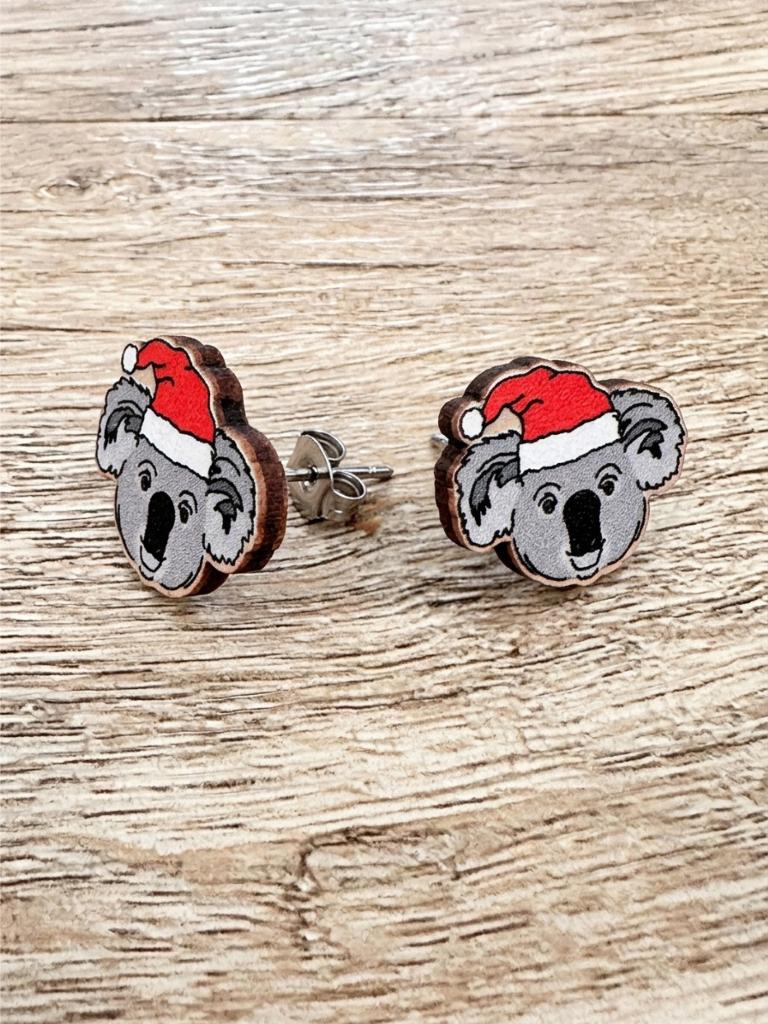 Koala Christmas Edition ColourPop Stud Earrings