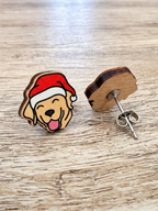 Labrador Christmas Edition ColourPop Stud Earrings