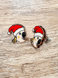 Cockatoo Christmas Edition ColourPop Stud Earrings