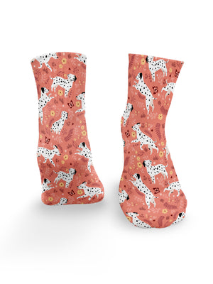 Dalmatian Patch Ankle Socks
