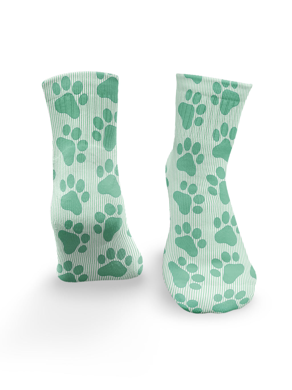 Paws & Pinstripes Ankle Socks