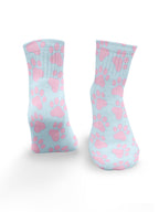 Paws & Pinstripes Ankle Socks