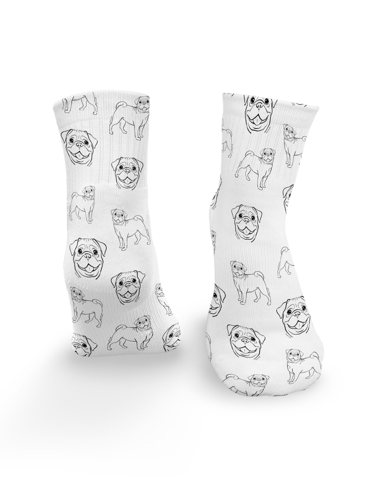 Pug Ankle Socks