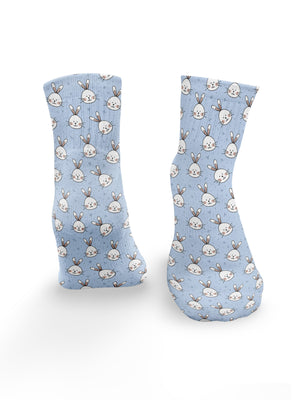 Rabbits On Repeat Ankle Socks
