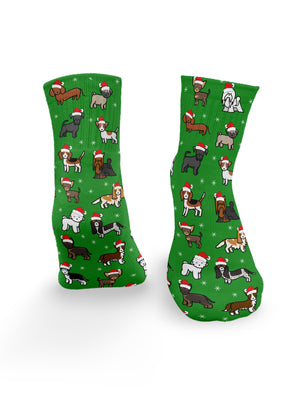 Merry Woofmas Tree Ankle Socks